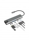 8 In 1 Type-C Hub 87W Pd Hdmi Ethernet Typec Çoklayıcı Dönüştürücü
