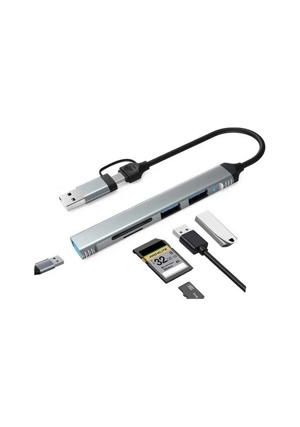 Comse CM77 Type C Usb 3.0 Çoklayıcı Sd Kart Okuyucu 5 Port Usb Hub Comse CM77 Type C Usb 3.0 Çoklayıcı Sd Kart Okuyucu 5 Port Usb Hub