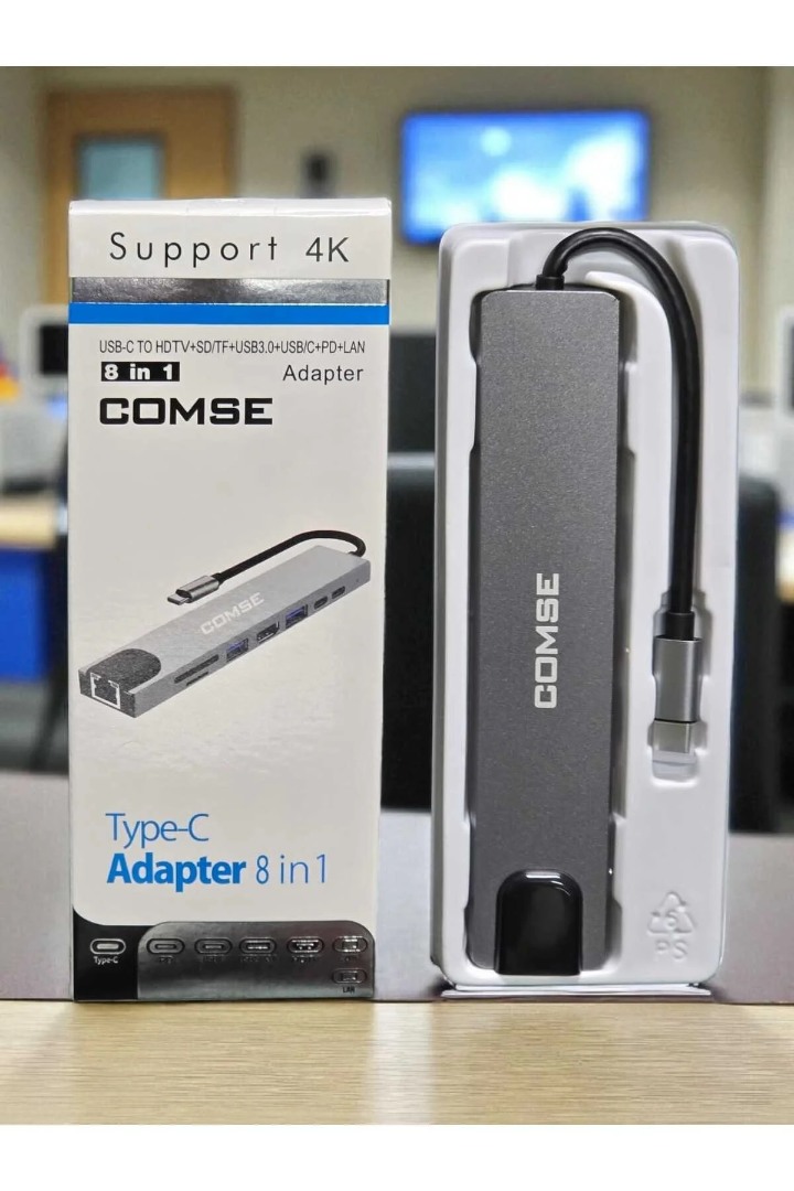 Macbook Pro Air Usb Type-C Hub Dönüştürücü Çevirici Çoklayıcı 8 - 8in1