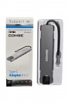 Macbook Pro Air Usb Type-C Hub Dönüştürücü Çevirici Çoklayıcı 8