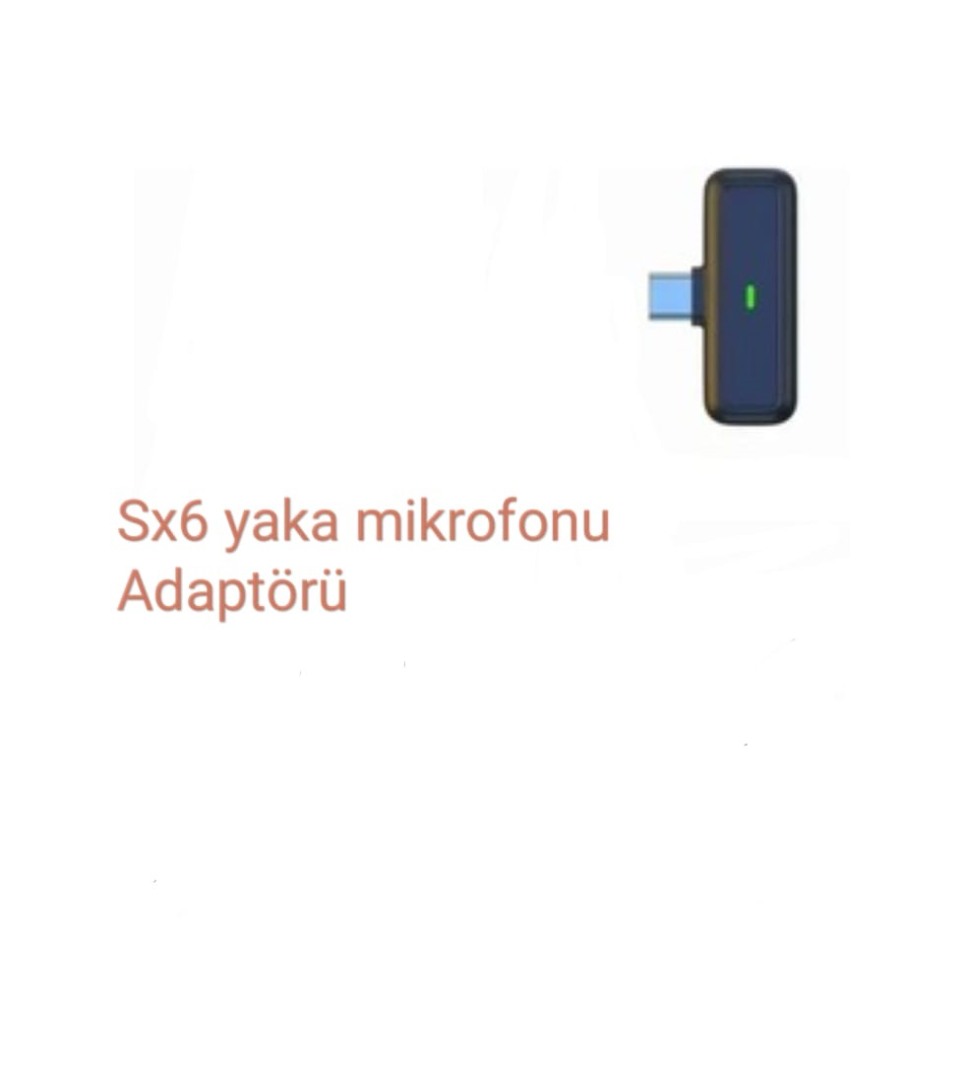 Sx6 Yaka Mikrofonu İçin  Adaptör 