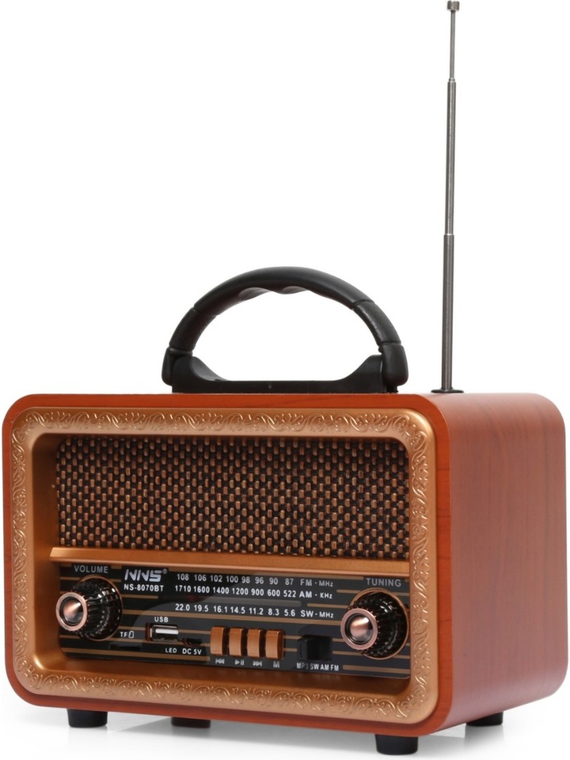 8070 Taşınabilir Nostaljik Fm Radyo Bluetooth + Tf Kart + USB Destekli Ahşap Kasa Radyo 8070 Taşınabilir Nostaljik Fm Radyo Bluetooth + Tf Kart + USB Destekli Ahşap Kasa Radyo