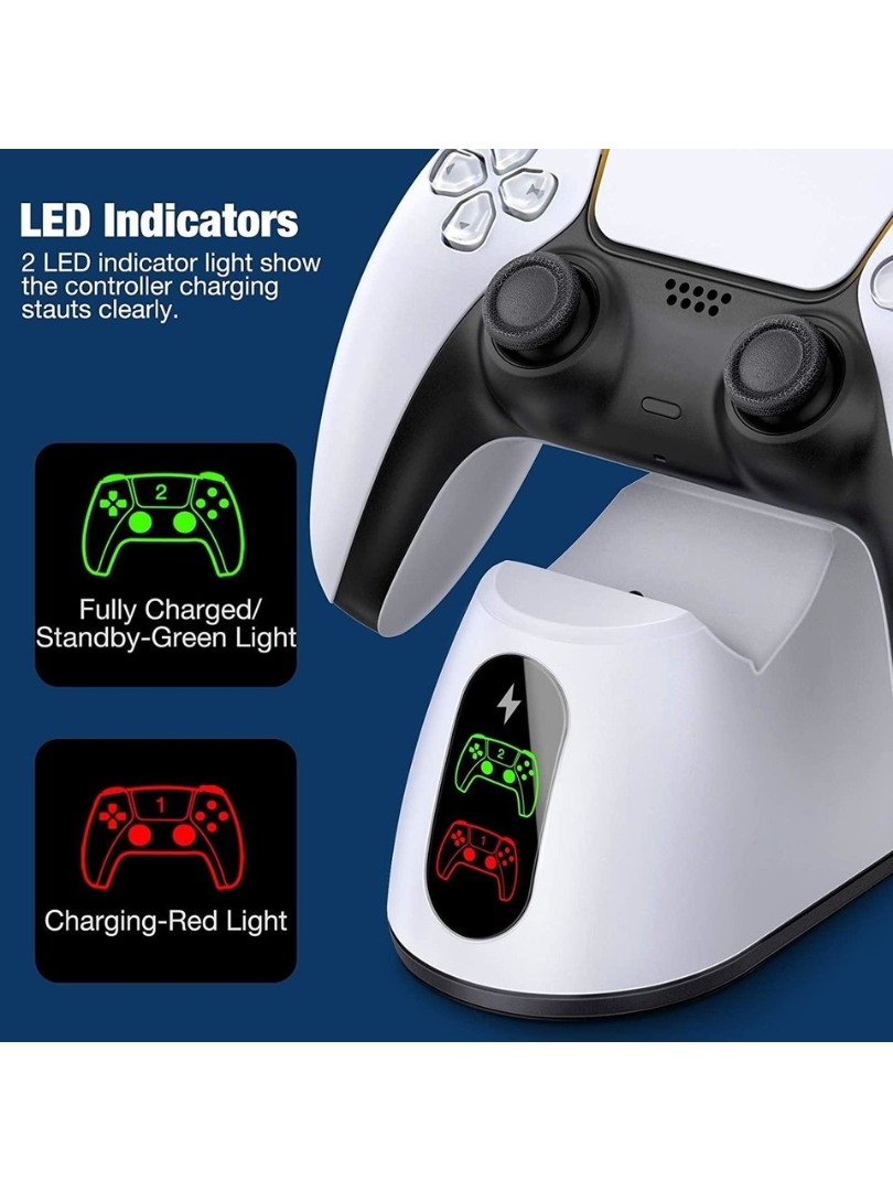 Comse PS5 Joystick Dualsense Göstergeli Şarj Istasyonu tp5-0516E Comse PS5 Joystick Dualsense Göstergeli Şarj Istasyonu tp5-0516E