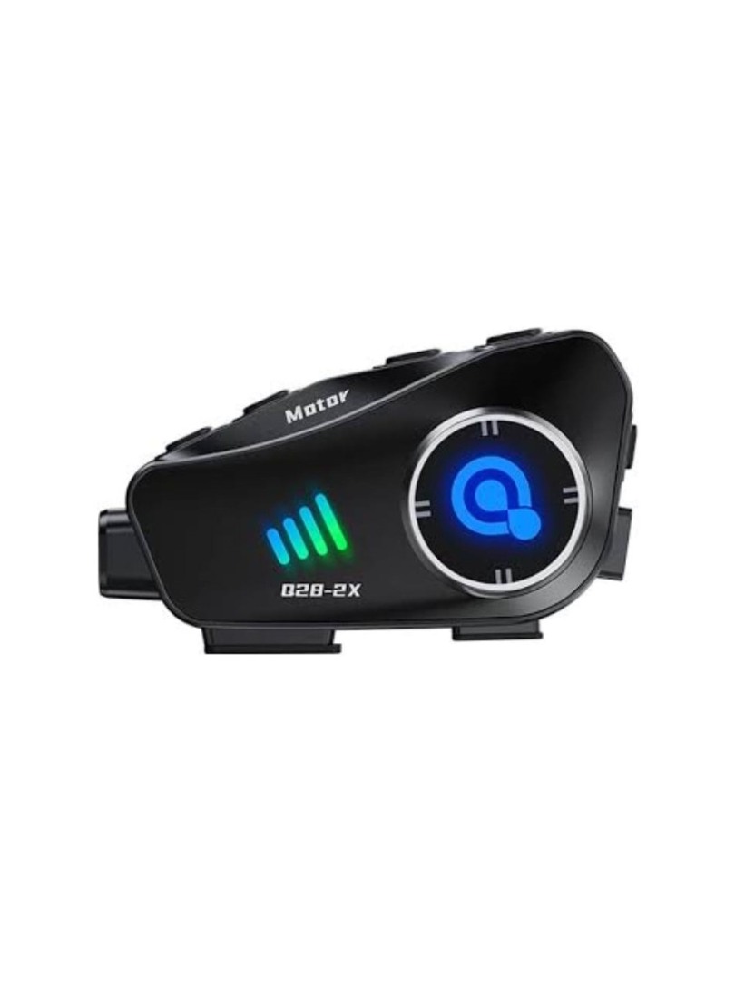 Q28-2X Motosiklet Kask Bluetooth Interkom Su Geçirmez 1080P Hd Sürüş Kaydedici Kablosuz Kamera