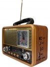 8898 Taşınabilir Nostaljik Fm Radyo Saat Bluetooth Tf Kart USB Destekli Ahşap Kasa Radyo 8898 Taşınabilir Nostaljik Fm Radyo Saat Bluetooth Tf Kart USB Destekli Ahşap Kasa Radyo