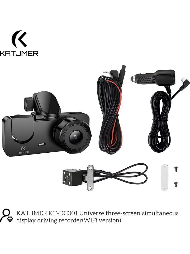 Araç Kamerası Wifi Full Hd 3 Kameralı Araç Içi Güvenlik Kamerası Ön iç Arka Kayıt Araç Kamerası Wifi Full Hd 3 Kameralı Araç Içi Güvenlik Kamerası Ön iç Arka Kayıt