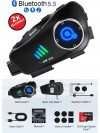 Q28-2X Motosiklet Kask Bluetooth Interkom Su Geçirmez 1080P Hd Sürüş Kaydedici Kablosuz Kamera