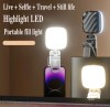 Selfie Işığı Şarjlı Çok Fonksiyonlu Mini Led Işık 3 Modlu Renk Ayarlı Telefon Tripod Uyumlu