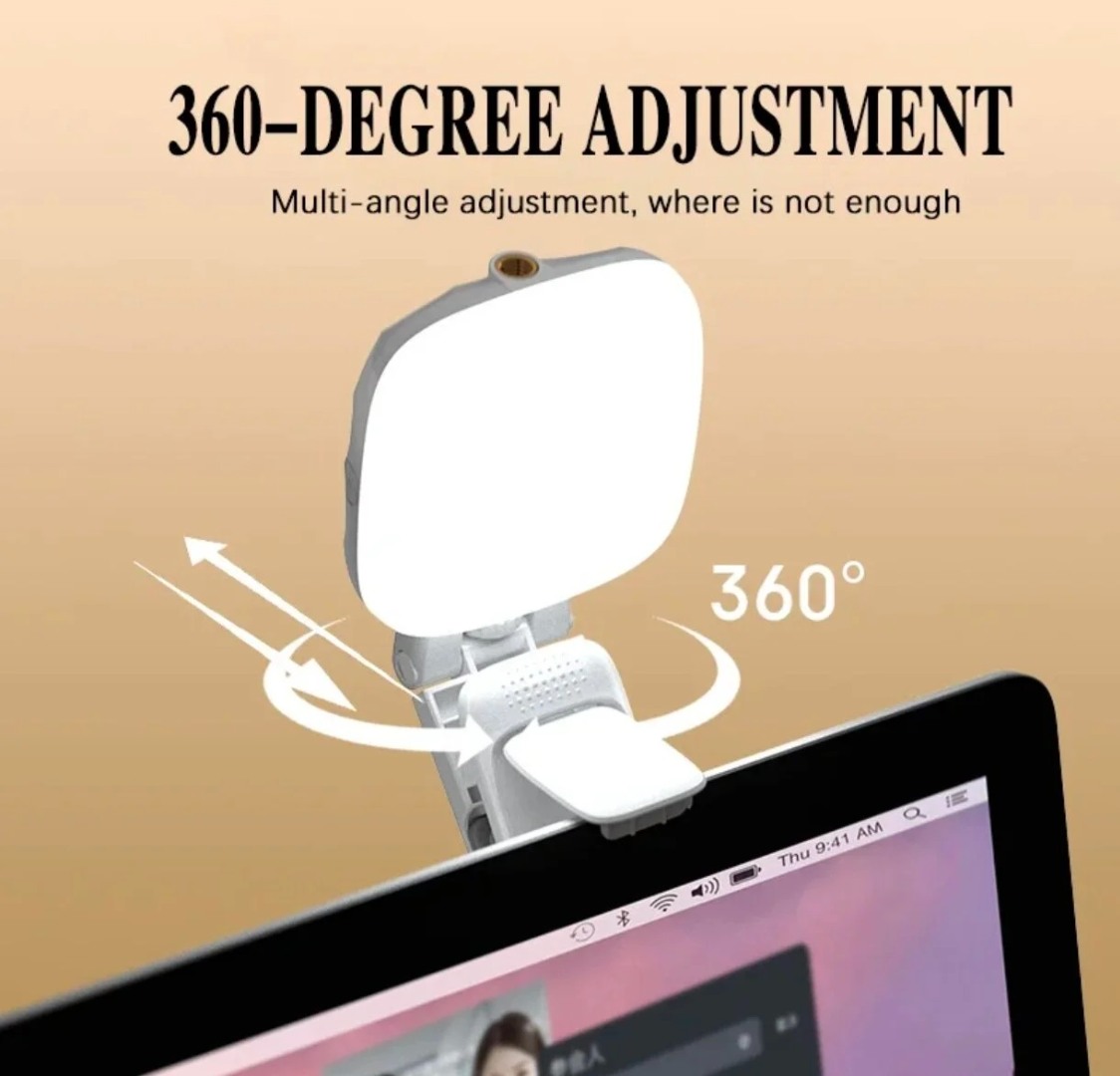 Selfie Işığı Şarjlı Çok Fonksiyonlu Mini Led Işık 3 Modlu Renk Ayarlı Telefon Tripod Uyumlu