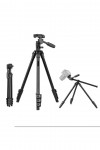 T02 Profesyonel Tripod Çok Fonksiyonlu 360° Döner Başlık Alüminyum Gövde (154 cm) Taşıma Çantalı T02 Profesyonel Tripod Çok Fonksiyonlu 360° Döner Başlık Alüminyum Gövde (154 cm) Taşıma Çantalı