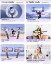 C22 Akıllı Yüz Takip Özellikli Kameralı Kumandalı Canlı Yayın Selfi Çubuğu Gimbal Tripod