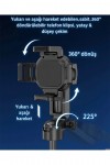 P15 Mini C Magesafe Uyumlu Selfie Çubuğu Tripod Bluetooth Uzaktan Kumandalı 360' Dönebilen Çok Amaçlı Tripod