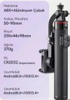 C22 Akıllı Yüz Takip Özellikli Kameralı Kumandalı Canlı Yayın Selfi Çubuğu Gimbal Tripod