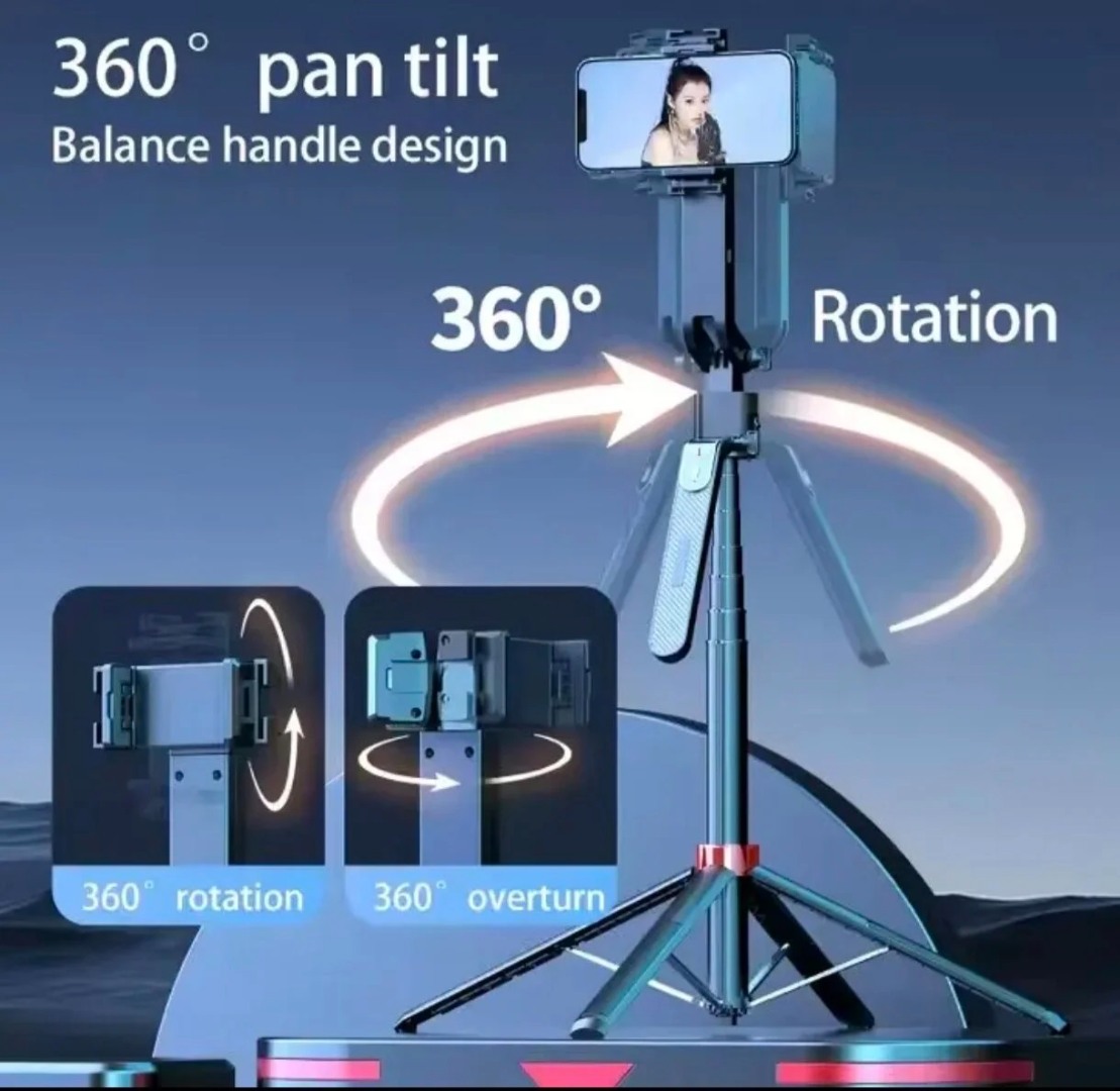 Q185 Akıllı Yüz Takip Özellikli Kameralı Kumandalı Canlı Yayın Selfi Çubuğu Gimbal Tripod Q185 Akıllı Yüz Takip Özellikli Kameralı Kumandalı Canlı Yayın Selfi Çubuğu Gimbal Tripod