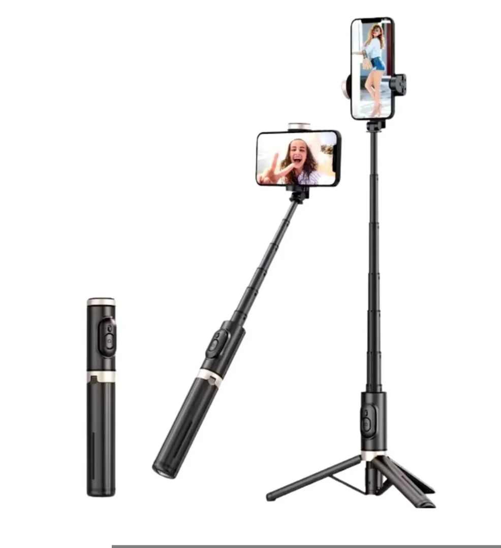 Comse T17 Bluetooth Kumanda Özellikli Ayarlanabilir Uzunluk Stabil Selfi Çubuğu Mini Tripod 73 CM
