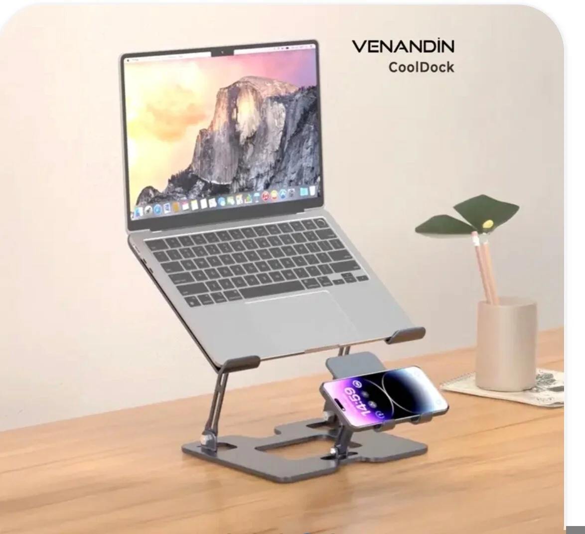 Ayarlanabilir Laptop Standı Çift Fanlı Sogutucu Premium Katlanabilir Laptop ve Telefon Tutucu Ayarlanabilir Laptop Standı Çift Fanlı Sogutucu Premium Katlanabilir Laptop ve Telefon Tutucu